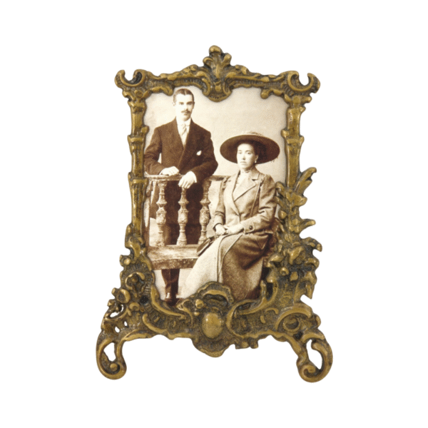 Custom Rectangular Lacquered Antique Brass Picture Frame for Home Decor