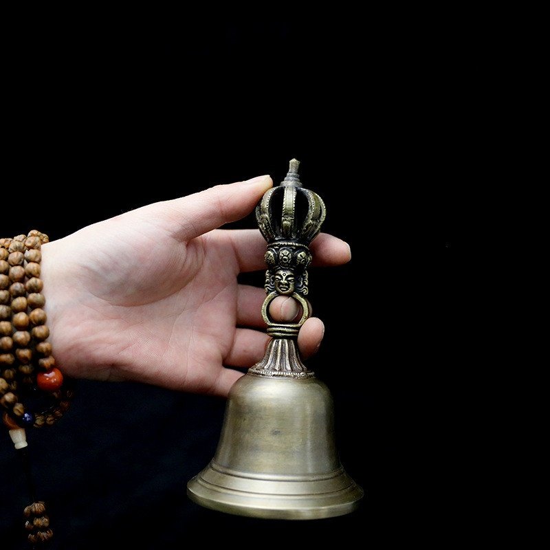 Custom Tibetan Buddhist Meditation Bell and Dorje Set for Religious