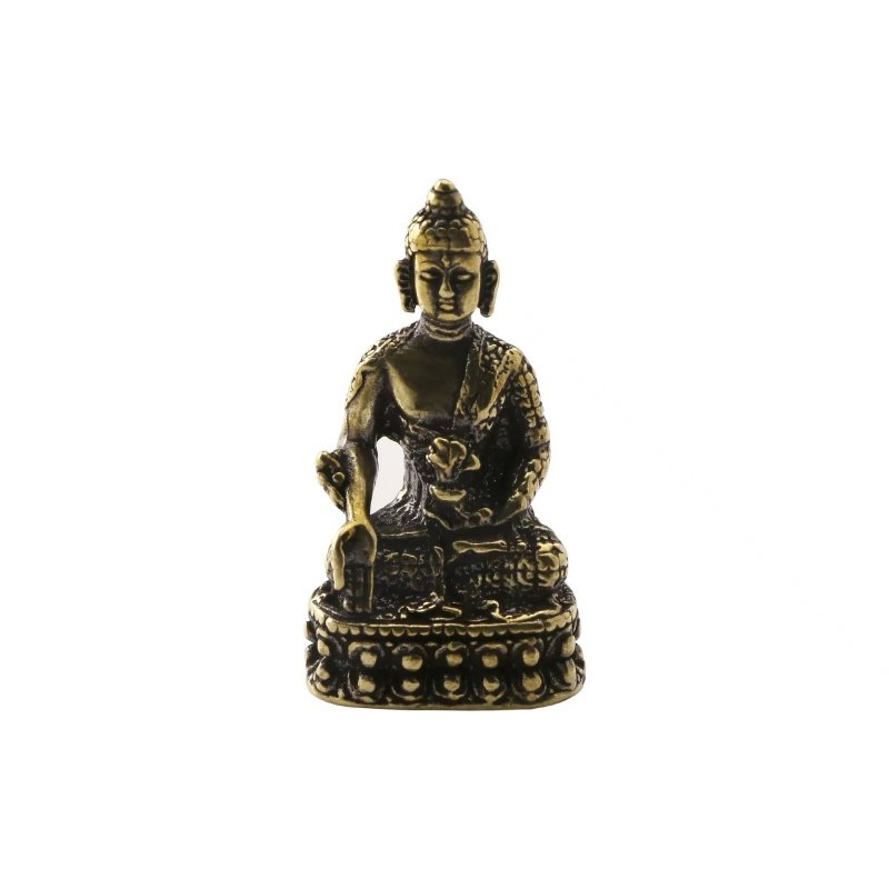 Custom Brass Crafts Buddha Statue Ornaments Brass Nikurobe Home Small Ornaments