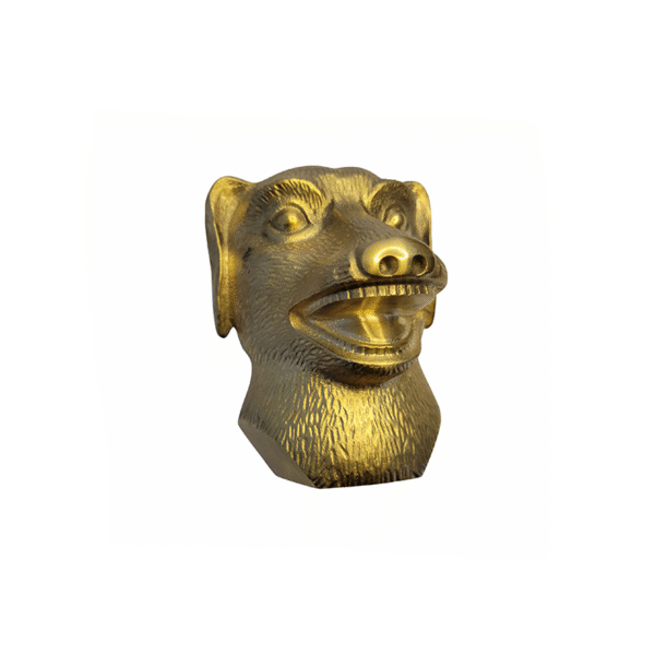 Custom Solid brass Chinese Zodiac Sheep Head Desktop Crafts Ornaments