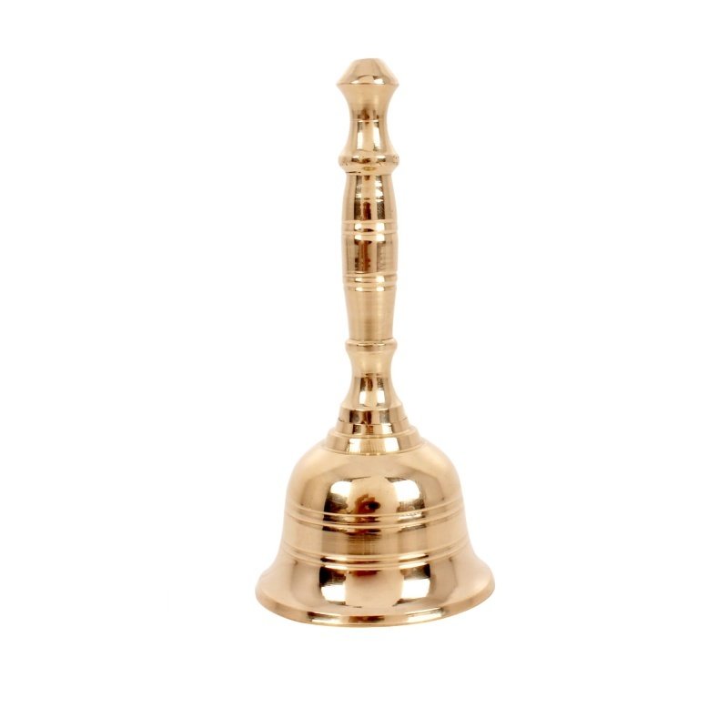 New Design Brass Hand Bell for Wedding Home Decoration Office Collection Hand Bell