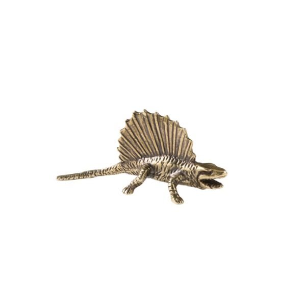 Custom Mini Decorative Figurines Jurassic-World Spinosaurus Dinosaur Brass Figure Ornament Ancient Copper Crafts