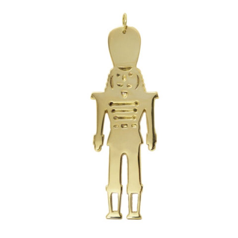 Custom Brass Nutcracker Ornament for Festival Gifts