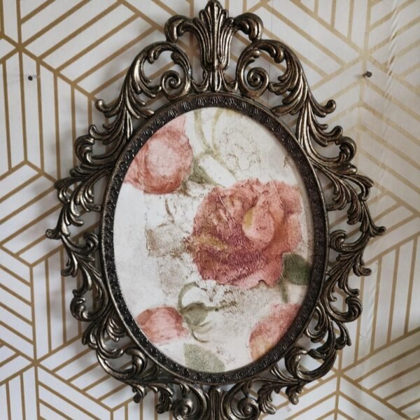 OEM 6" x 8.5" Vintage Italian Brass Oval Frame for Festival Gift